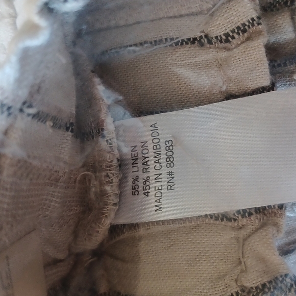 So Linen Pants, striped, natural, Medium - Picture 5 of 6